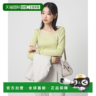 relaxing 女士 宽松版 1h可退 方领长袖 label 型 针 日本直邮green