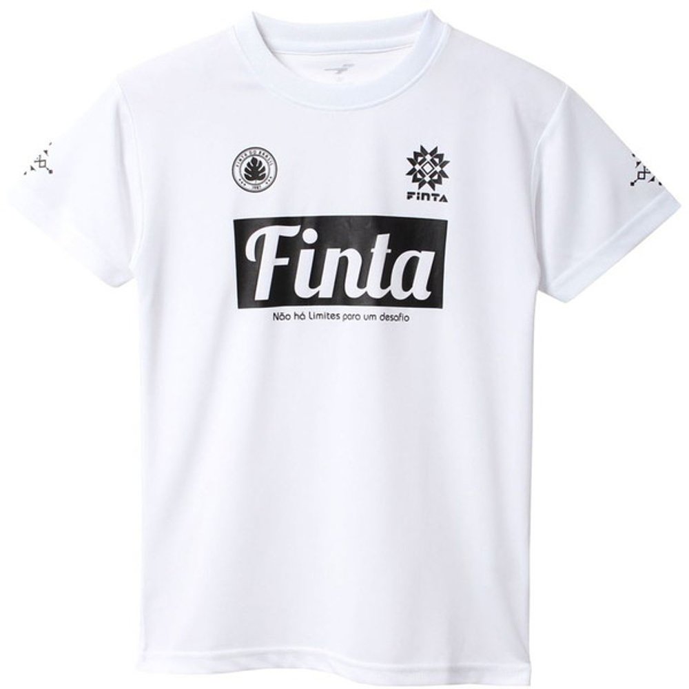 日本直邮FINTA JR 练习 T 恤足球 FT8755-0100 短袖