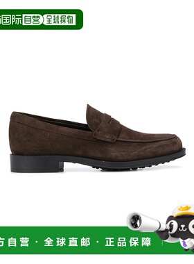 香港直发Tod’s托德斯男士褐色经典饰带乐福鞋XXM03I00640RE0