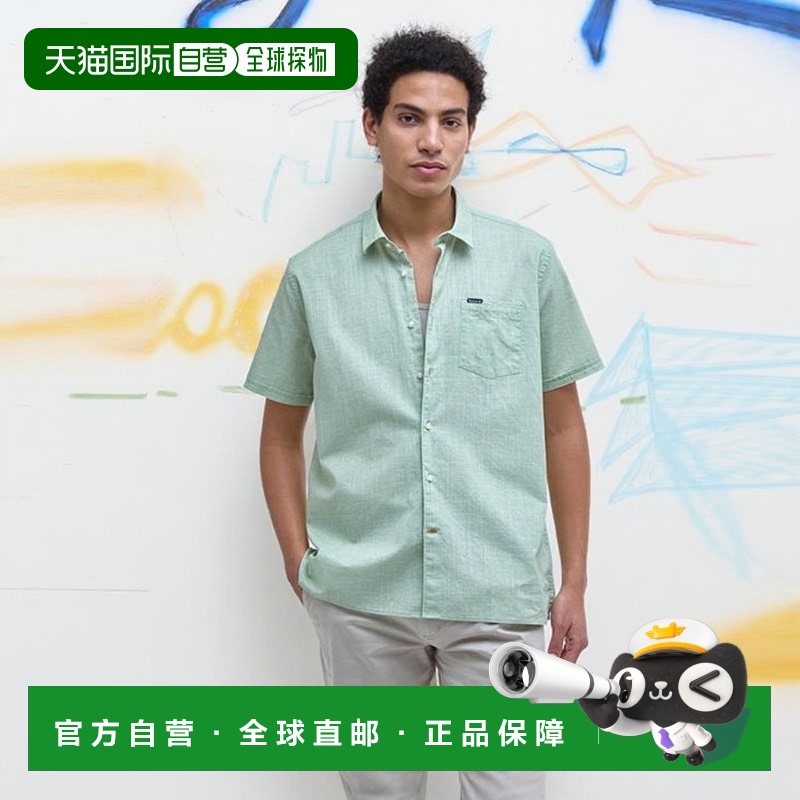 1h可退 香港直邮Barbour 巴伯尔 男士 B.Li SS Shrt Sn53 染色衬