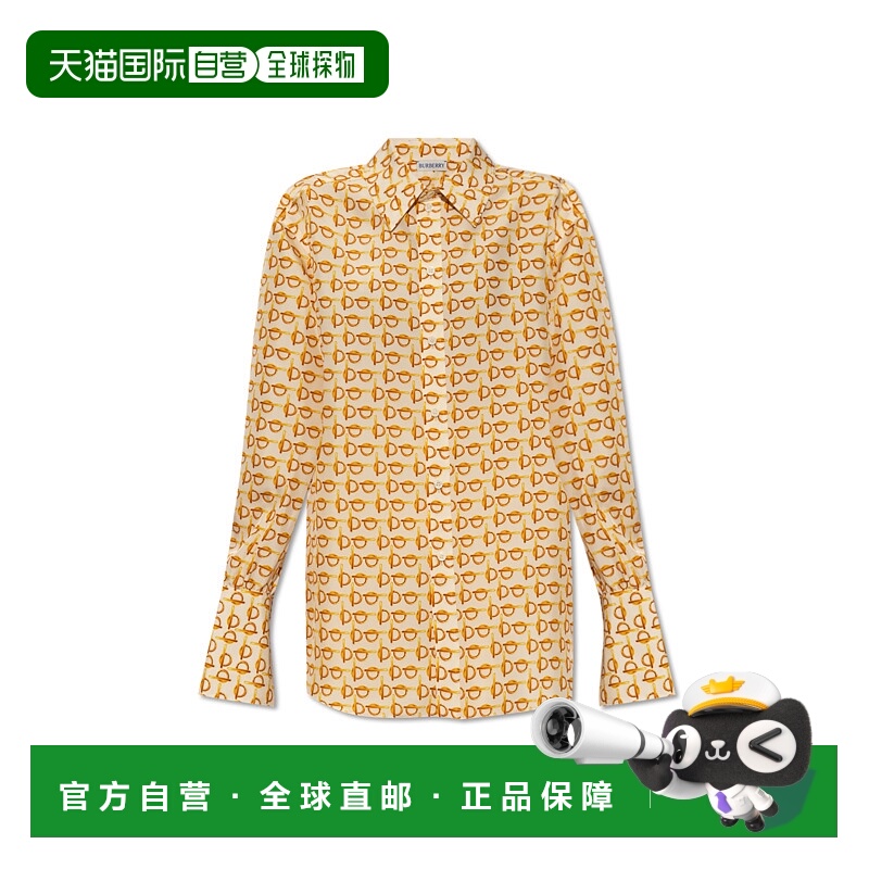 1h可退 香港直邮BURBERRY 女士衬衫 8090731B9555GOLDWHITE SS202