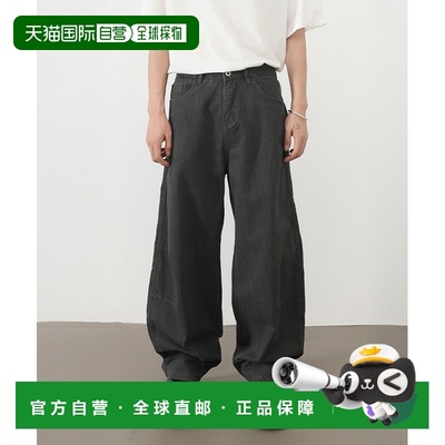 日本直邮CORPUS TOKYO 男女同款 立体剪裁宽大廓形棉质卡其裤 250