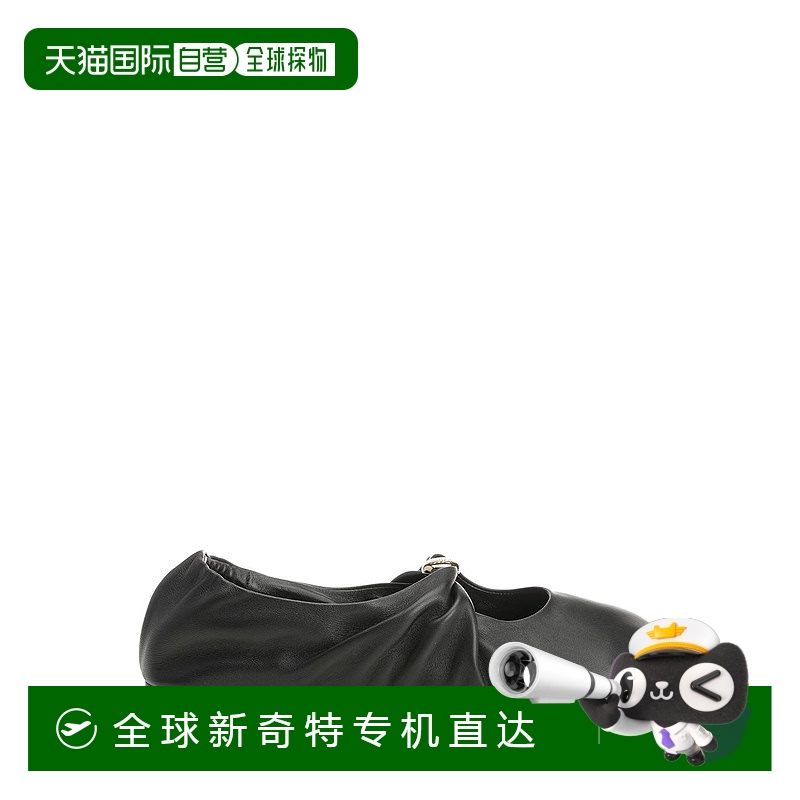 1h可退 香港直邮LOEWE 女士芭蕾乐福鞋 L815466X461100 AW2025 黑