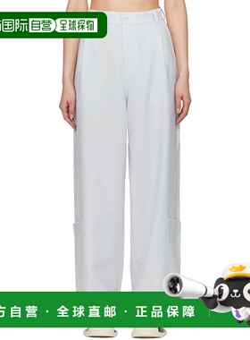 1h可退 香港直邮潮奢 Y-3 女士 灰色 Sport Uniform Wide-Leg 长