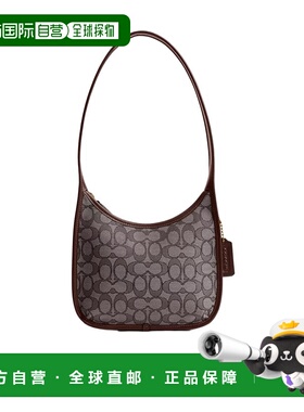 香港直邮COACH 女士斜挎包 CBH25B4S0M AW2025 灰色 拉链单肩包