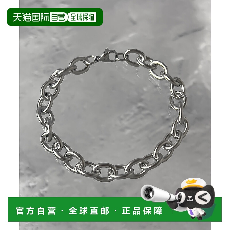 1h可退 日本直邮SBG 男士简约不锈钢椭圆链手链 sbgbrt060