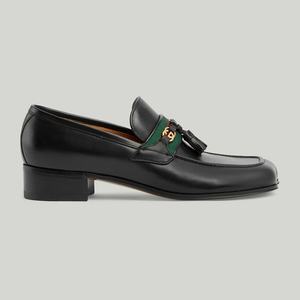 GUCCI 黑色女士乐福鞋 741407-1W610-1066