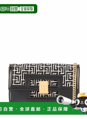 香港直邮BALMAIN 女士斜挎包 WN1BK607TJGHGFE AW2021 黑色 BALMA