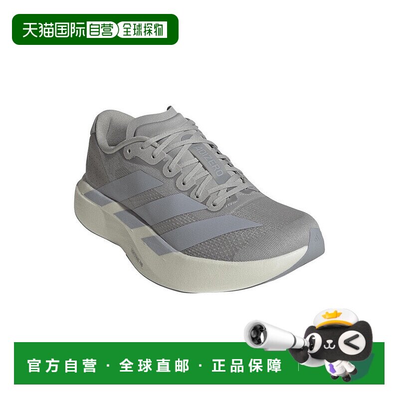 日本直邮adidas 阿迪泽罗 Evo SL W 女款跑步训练运动鞋 灰色 JS4