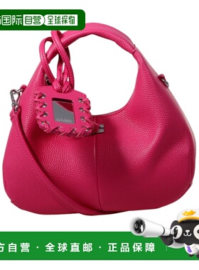 香港直邮GANNI 女士手提包 B2070122093 SS2026 红色 徽标手提包