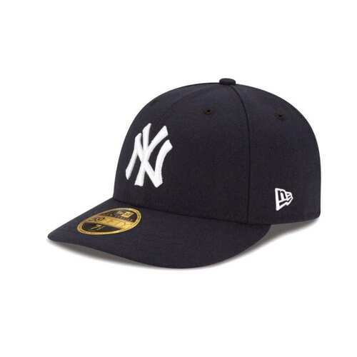 日本直邮Newera 帽子 59FIFTY LOW PROFILE 棒球帽 洋基队海军蓝