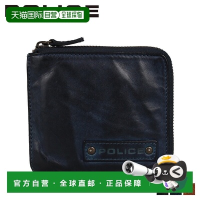日本直邮POLICE 钱包男士Lavare L 形拉链 LAVARE 钱包 PA-59606