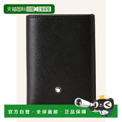 香港直邮MONTBLANC 男士钱包 100279402913000 CO 黑色 Saffiano