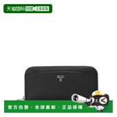 枪灰色皮革拉链开合长款 自营欧洲直邮Tumi途明 Belden女士黑色 钱