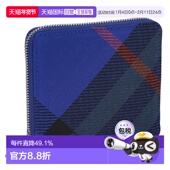 日本直邮BURBERRY博柏利双折钱包经典 格子男女通用经典 大牌简约风