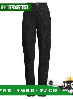 香港直邮Self-Portrait 女士 牛仔长裤 black黑色 舒适时尚