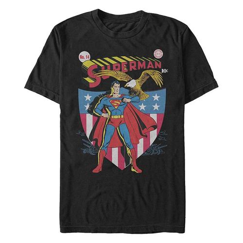 Fifth Sun|DC 男士超人经典漫画封面短袖 T 恤