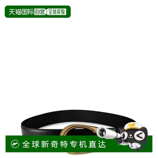 香港直邮潮奢 古驰 1h可退 Gucci 皮带腰带 男士 双G扣细款