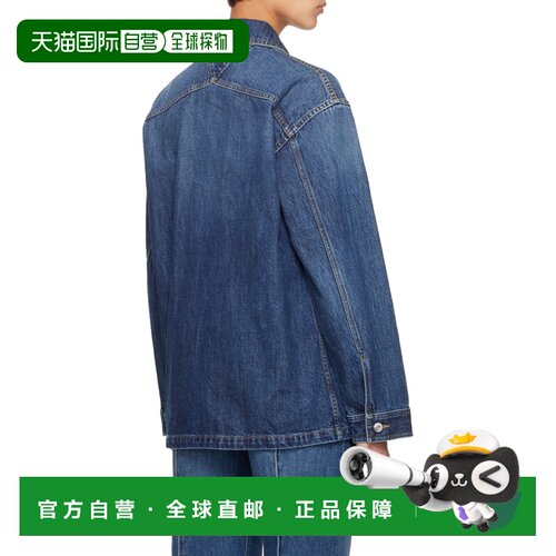 香港直邮Bottega Veneta 单排扣牛仔外套 774288V2EN0