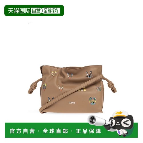 香港直邮LOEWE 女士手拿包 A411FC2XAC0MOCHA SS2026 浅棕色 ‘Fl