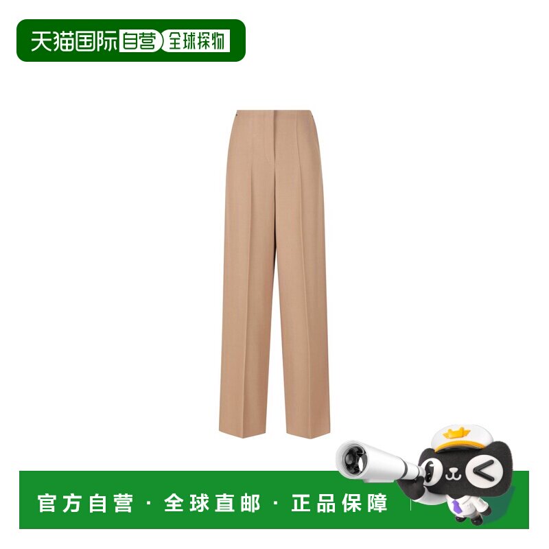 1h可退 香港直邮潮奢 Fendi 芬迪 女士 羊毛直筒休闲裤 FR6580AJY - 天猫国际全球探物出品