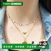 the pink loveryPink Heart 自营 Necklace Pearl Station pear