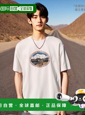 日本直邮WILD THINGST恤短袖 Denali Cat 男士 DENALI CAT 白色炭