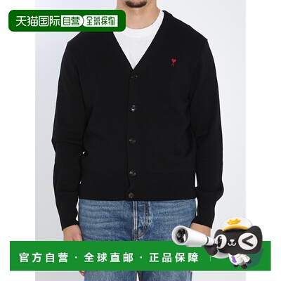 1h可退 香港直邮潮奢 Ami Paris 男士 Ami de Coeur 针织开衫 HKC
