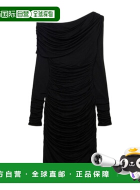 香港直邮Blumarine 单肩垂坠包臀裙连衣裙长裙 2A626A