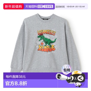 日本直邮XLARGE KIDS 篮球恐龙卫衣