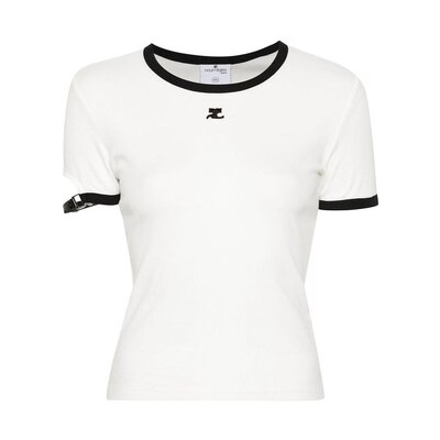 Courreges 短袖T恤 124JTS117JS0070