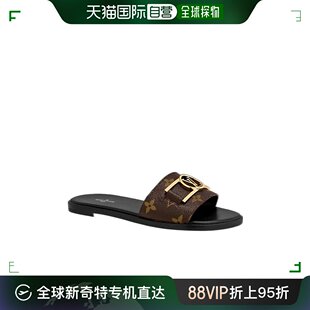 Vuitton 女士徽标平底凉拖 香港直邮潮奢 路易斯威登 Louis