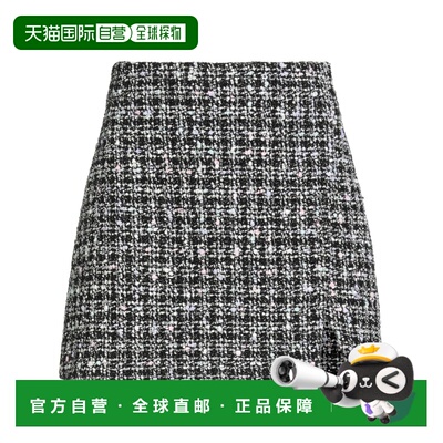 香港直邮潮奢 Self-Portrait 女士 迷你半身裙 black黑色 舒适时