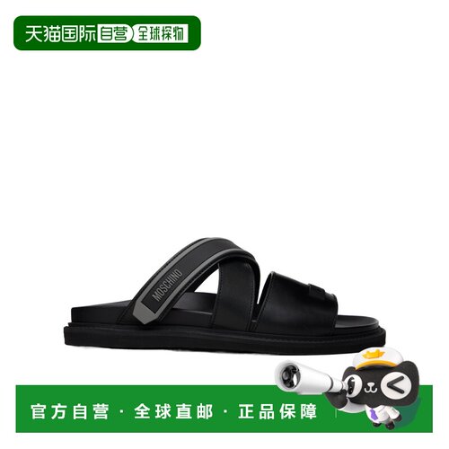 香港直邮MOSCHINO 男士拖鞋 261MB28113G0OGA0000BLACK SS2026