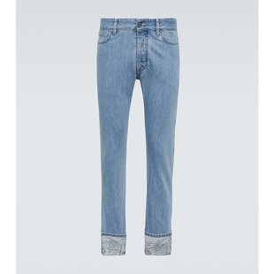 Berluti 男士 潮奢 伯尔鲁帝 004119 修身 牛仔裤