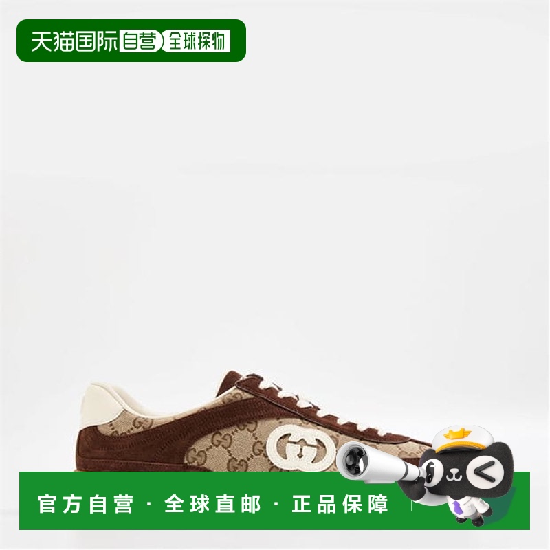 1h可退 香港直邮潮奢 Gucci 古驰 男士 G74 双G扣运动鞋  舒适时