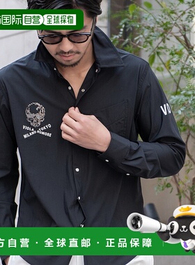 1h可退 日本直邮VIOLA 男士衿线条长袖衬衫 Y52203