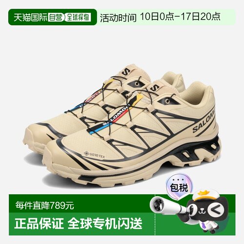 日本直邮SALOMON XT-6 GTX Salomon XT-6 Gore-Tex 男女低帮运动