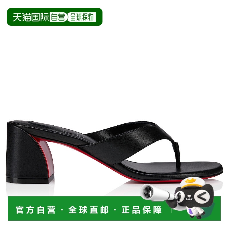 欧洲直邮CL路铂廷 红底鞋 25秋冬 3250164b439 女士 中跟凉鞋拖鞋