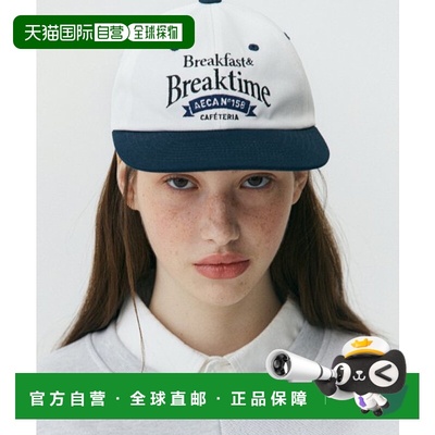 韩国直邮AECA 女士帽子AWCMSSBBACAST002C6WA CAFE CAP-WHITE