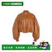 香港直邮Givenchy 纪梵希 女士 1h可退 短款 皮革茧形短夹克