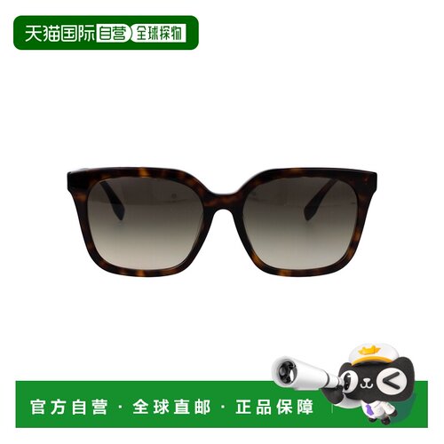 1h可退 香港直邮FENDI 女士太阳镜 FE40207F52F CO 花色 几何框太