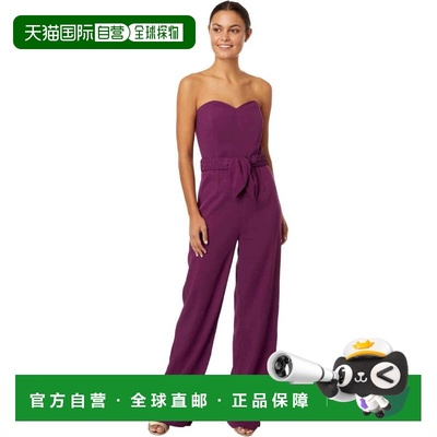 自营Women's Lilly Pulitzer Rosalie Jumpsuit Amarena Cherry S