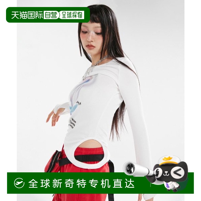 韩国直邮LALAFOX韩国正品运动时尚瑜伽小众日常辣妹女款T恤BP3CL0
