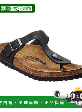 自营 Birkenstock Gizeh Birko-Flor 凉鞋 - 黑色 美国奥莱直发
