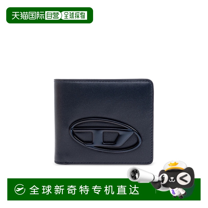 1h可退 香港直邮DIESEL 男士钱包 X10123PR818T6052 AW2025 黑色