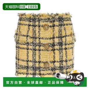 欧洲直邮balmain 半身裙a字裙 女士