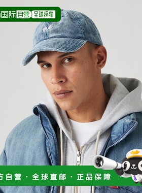 1h可退 日本直邮Levi's 蓝色小图案灯芯绒帽子 000IQ0003高级感正