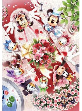 【日本直邮】Tenyo 拼图 迪士尼 1000片 51x73.5cm D-1000-091