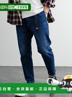 日本直邮Rocky Monroe 男士牛仔攀岩裤 锥形窄脚踝易拉伸莱卡牛仔